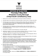 Notice of Election 2022